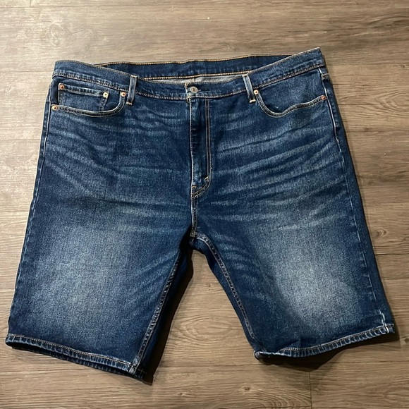 Levi’s 502 Big & Tall Denim Blue Jean Shorts W42 - Picture 2 of 7